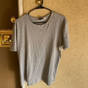 GRAY MENS BOSS HUGO BOSS SHIRT SIZE LARGE MADE IN EGYPT 100% COTTON🇪🇬👕🩶